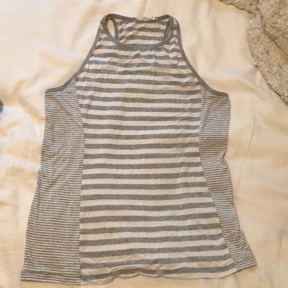 Athletes Gray Stripe Tank